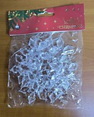 Украшение набор "Ледяные снежинки" 9шт 94-6 (120)