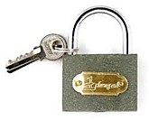 Замок вис. Грей (32мм) L2-32 (10)