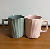 Кружка ДХБ 350мл /рифленая однотон. SDM009-S01 (72)