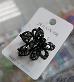 Заколка-краб камушки Цветок P30 (12)