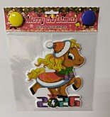 Наклейка НГ гелевая Лошадь СТ-009 (12/600)