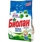 Стир/порошок БИОЛАН авт. 1,2кг Белые цветы мяг.уп (7)