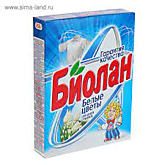 Стир/порошок БИОЛАН авт.  350г Универс. Белые цветы карт.кор (6/24)