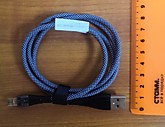 Шнур USB заряд. устр. 1м для Android F-17 плетен. (10)
