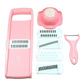 Терка универс. 5 насадок + овощечистка (40)