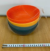 Набор мисок пласт. 4шт D17см /4049