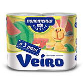 Полотенца бумажные Veiro плюс 2-сл.2шт (15)
