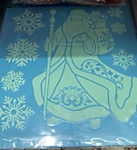 Наклейка НГ флуоресцентная К-009 ( ) 