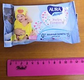Вл.салфетки  15шт Аура Детские Ultra Comfort (110)