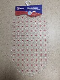 Коврик д/ванной резиновый Капля 63x34см В199 (60)