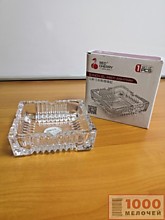 Пепельница стекл. квадрат LCYHG-6204