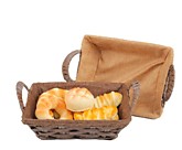 Корзинка д/хлеба /текстиль/прямоуг. (120)