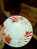 Роза тарелка ст/керам. D17см (6/72)